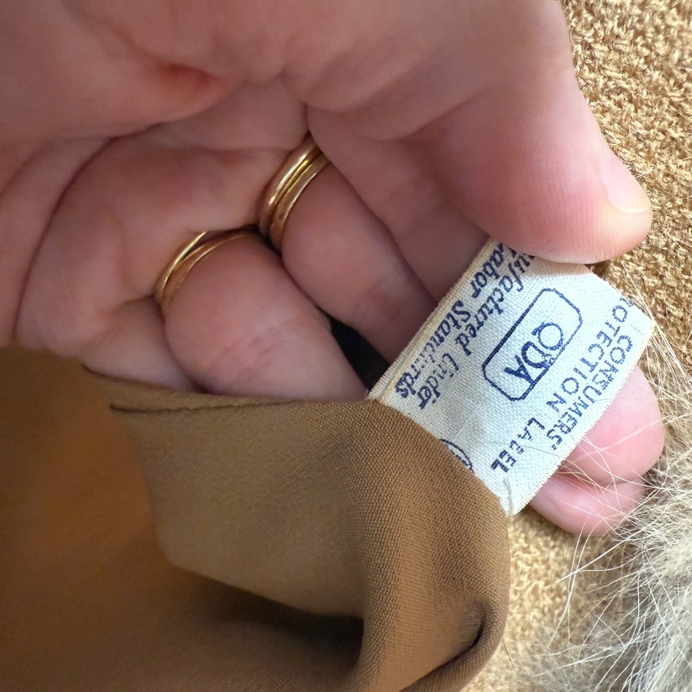 Lilli Ann fox fur trim blazer jacket - Picture 5 of 5